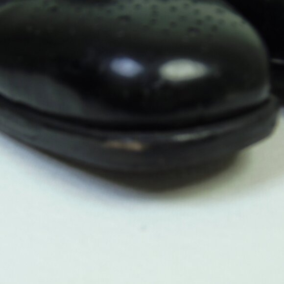 Men's Sz 11 Nunn Bush Black Ashton Wing Tip Oxfords Madmen SUITS MobBoss CEO - Picture 3 of 12